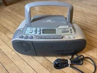 Vintage Sony CFD-S01 Boombox CD Radio Cassette Player Tested Works with AC Cable