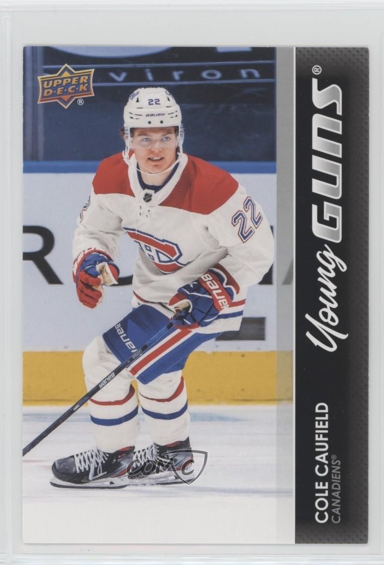 2021-22 Upper Deck Series 1 Young Guns Jumbo Cole Caufield #201 Rookie RC