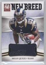 2012 Elite New Breed Jerseys 42/399 Brian Quick #12 0b2