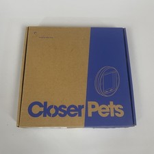 Closer Pets 210W Glass Fitting Manual Cat Flap Mate Door Lockable Catflap - BNIB