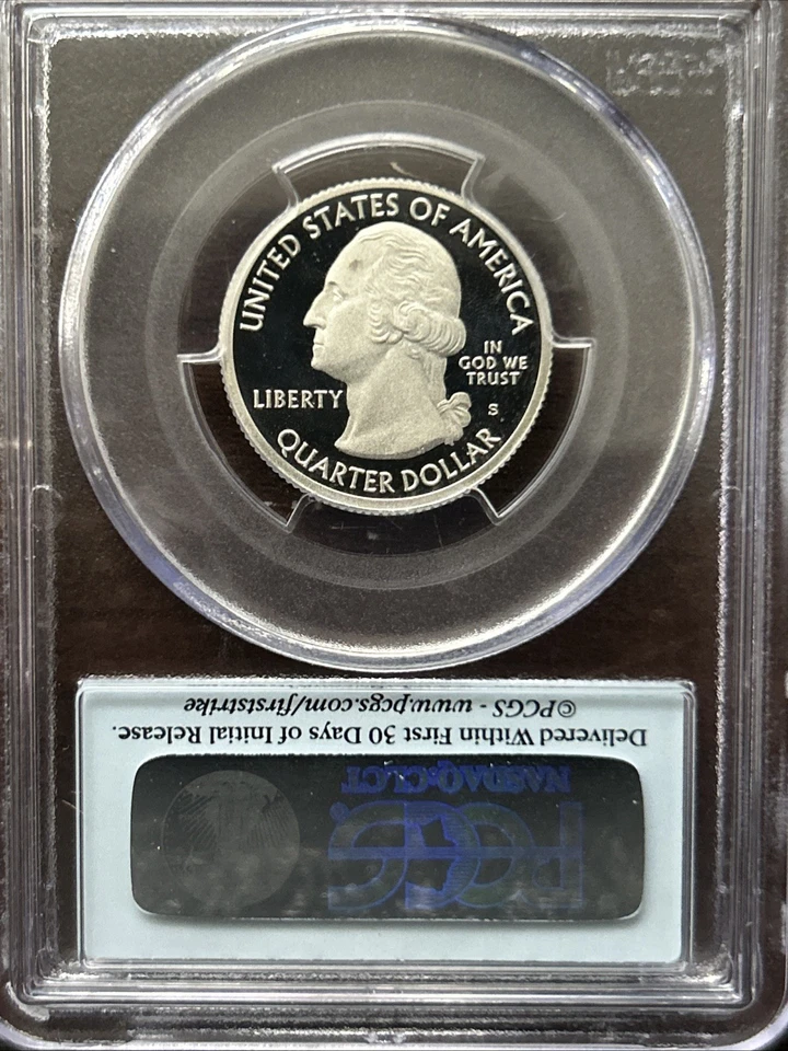 2013-S Proof Washington Quarter Great Basin NP - PCGS PR69DCAM - 90% Silver - Image 2 of 2