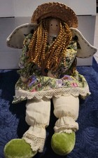 Vintage Country Folk Art Handmade Doll