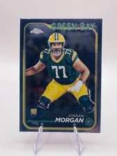 Jordan Morgan 2024 Topps Chrome #298 Rookie Card Green Bay Packers NFL. rookie card picture