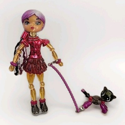 Twisty Girlz Kitty Katt Childrens 5'' Toy w Cat 
