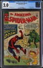 Amazing Spider-Man #5 CGC 2.0 1st Doctor Doom appearance outside FF Marvel 1963