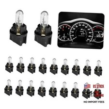 20PCS Instrument Cluster Bulbs T5 17 57 86 Halogen Dash Light Bulb, 79 White