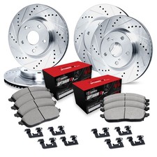 For Chevy Corvette 84-87 Drilled & Slotted Fr...