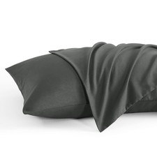 Egyptian Cotton 600TC Zippered Travel Pillowcases 14x20 inches - Pillow Cases...