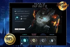 Halo Infinite PURPOSE BUILT EMBLEMS! Rare  DLC 🔥 INSTANT📦  100% RATING💯