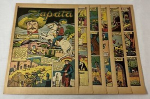 1942 ten page cartoon story~ EMILIANO ZAPATA