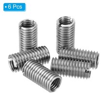 6pz Inserto Riparazione Filettatura Dado Adattatore Riduttore M10*1,5 Maschio M8*1,25 Femmina L20mm