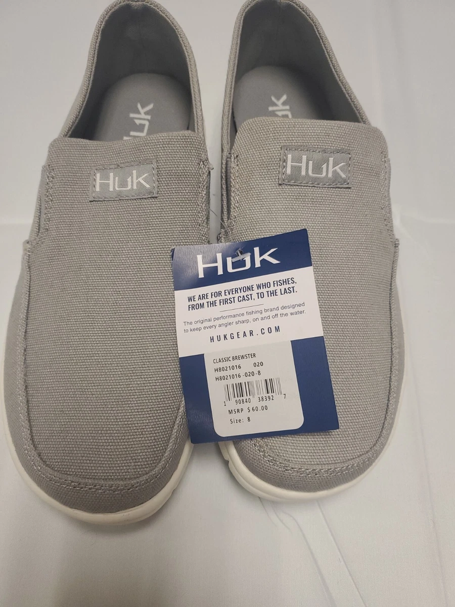 Huk Performance Fishing Men's Boat Shoes Classic Brewster Size 8