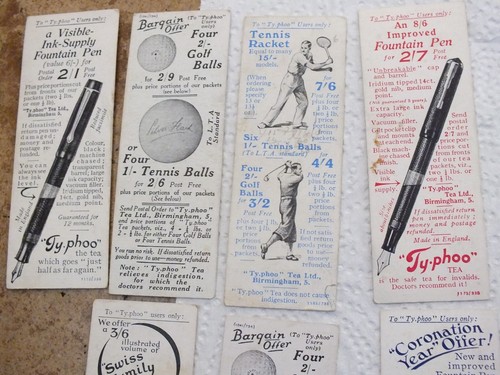 45 Old TyphooTea Assorted Trade Cards Mid c1930s Great Adverts On Reverse Side - Picture 5 of 6