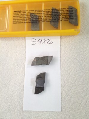 5 NEW KENNAMETAL NG 3104L TOP NOTCH CARBIDE INSERTS. GRADE. C5. (S986)