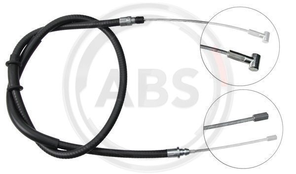 A.B.S. K13286 Seilzug, Feststellbremse Links Rechts FüR CitroËN Fiat Peugeot-image
