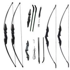 30/40Lbs Archery Detachable Takedown Recurve Bow Right & Right Left Hand Hunting