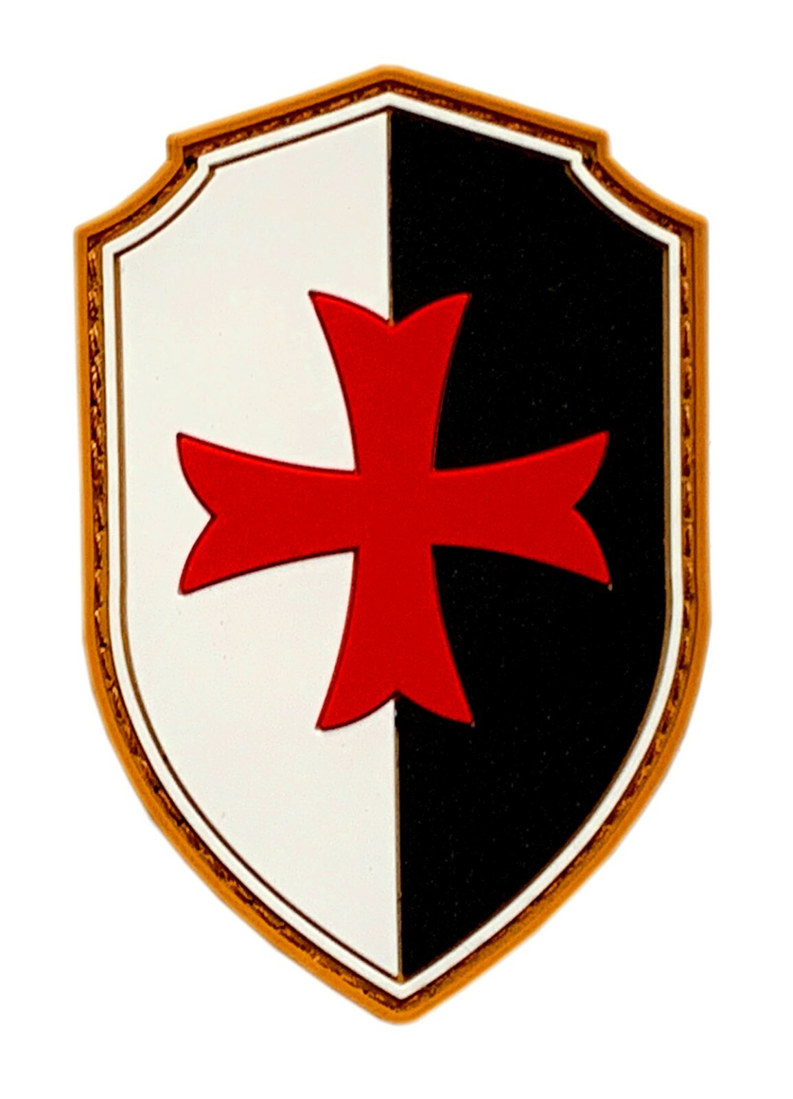 Knights Templar Cross Shield Crusader Tactical Patch [PVC Rubber - KT1]-image