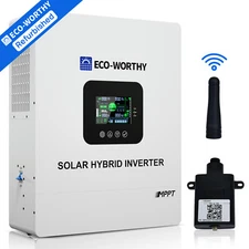 5KW 48V Solar Hybrid Inverter 100A MPPT Charge Controller  Certified Refurbished