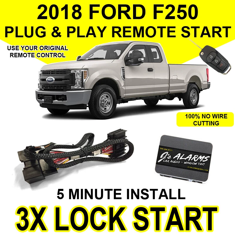 2018 f250 sales remote start