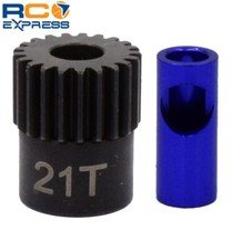 Hot Racing 21t Steel 48p Pinion Gear 5mm or 1/8 NSG821