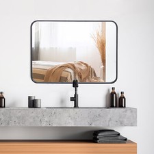 22'' 30'' Rectangular Bathroom Mirror Wall Mirror with Metal Frame Bedroom Home