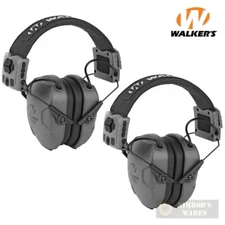 WALKER's Xcel 500BT EAR MUFFS 2-PACK Digital Voice Clarity & Bluetooth 26dB