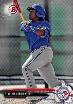 Vladimir Guerrero Jr. baseball card (Blue Jays) 2017 Topps Bowman #BD150 rookie