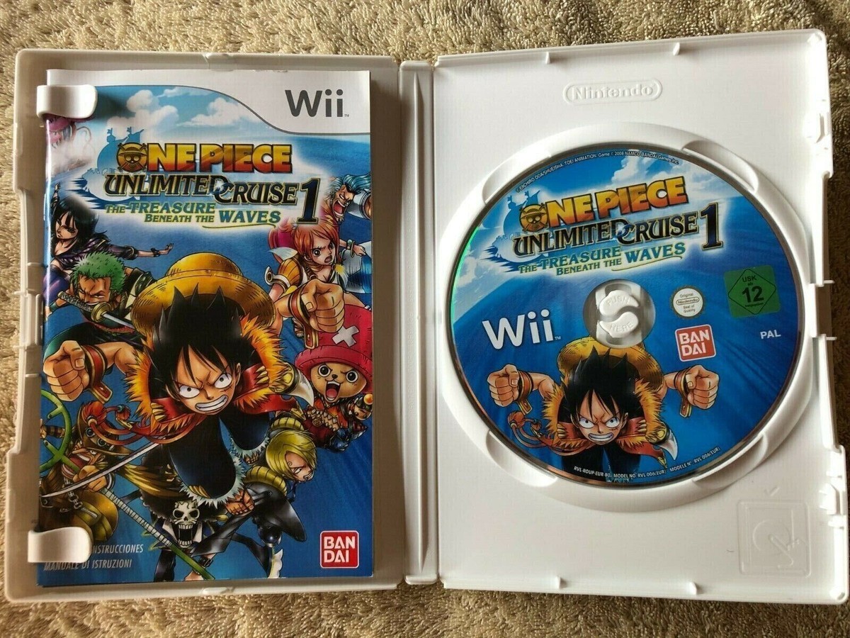 ONE PIECE UNLIMITED CRUISE 1 Treasure and 2 Hero Nintendo WII PAL