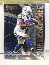 2020 Panini Select Football Unbreakable #23 Frank Gore  Indianapolis Colts