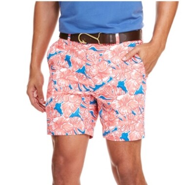 Vineyard Vines 7” Coastal Floral Breaker Shorts Sz 30