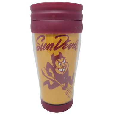 Arizona State Sun Devils Insulated Travel Mug NCAA College 16oz Coffee Cup  | eBay