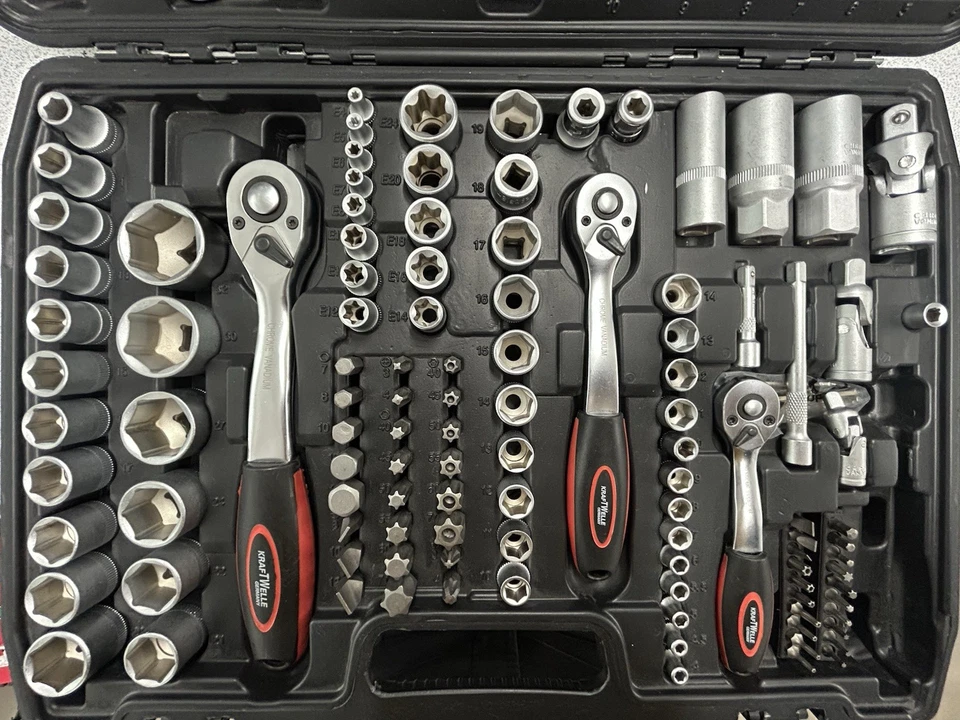 171 tlg. Werkzeugkoffer Ratschenkasten Nusskasten Stecknuss - Bild 3 von 4