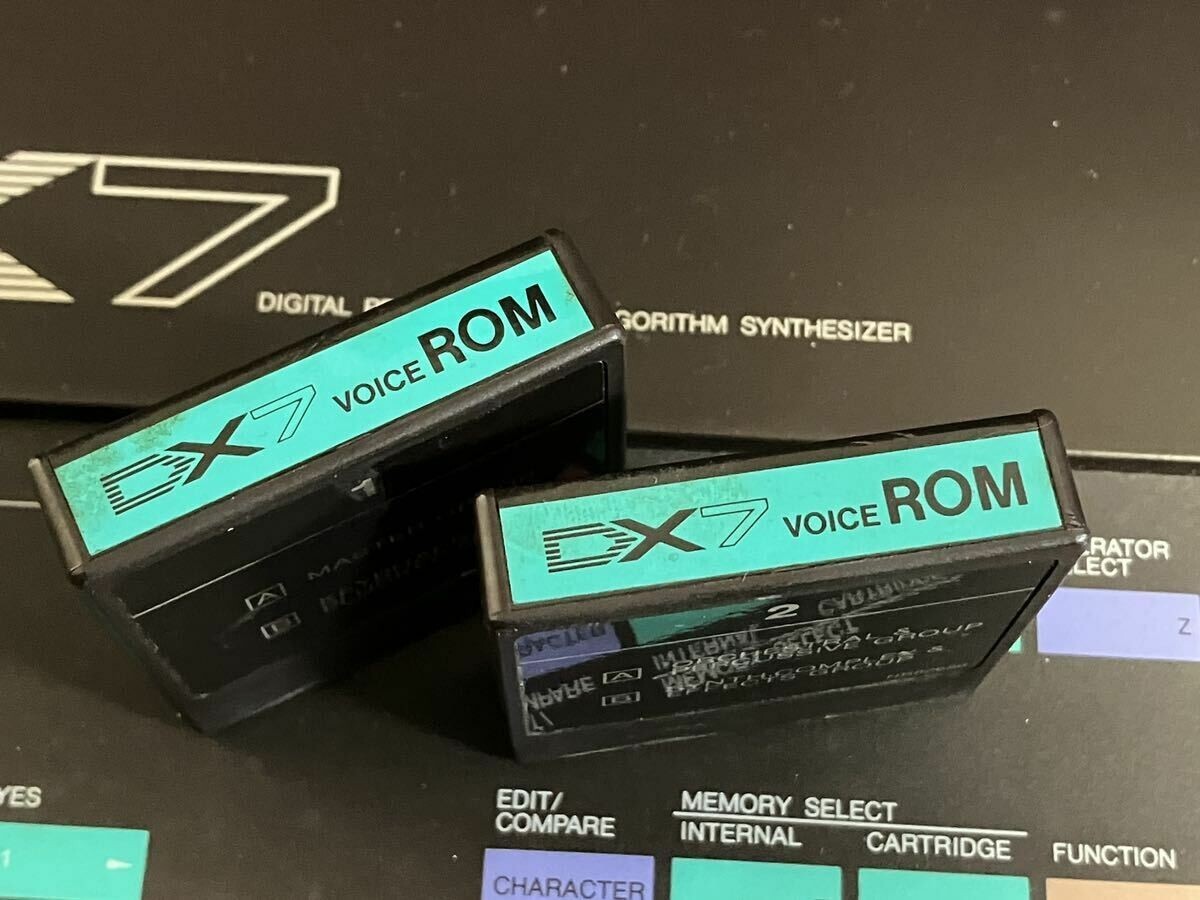 YAMAHA DX7 Voice Rom Date DX7 VOICE ROM 1 and 2 set Yamaha