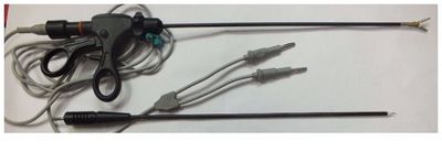 3 Pcs Electrode Laparoscopy Robi Bipolar Forceps with Cable 5mm X 330 Monopolar
