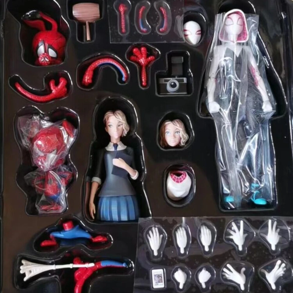 Figura de acción SV-Action Spider-Man Into the Spider-Verse Spider-Women Gwen Stacy Foto 3 de 4