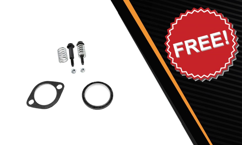 Stainless Steel Resonator & Muffler Exhaust Kit For 1999-2002 Subaru Forester 2.5L – Direct Fit, Lifetime Warranty 11 thumbnail image