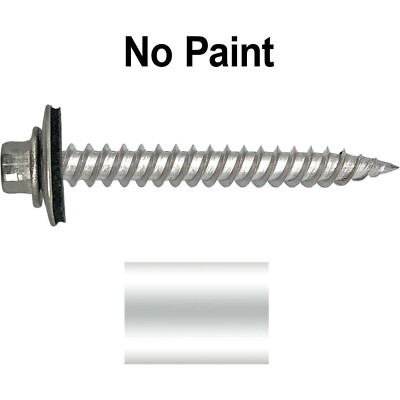 250-Pack Brown Metal Roofing Screws – #12 X 1-1/2" Hex Head, Sharp Point, 5/8" EPDM Washer - View #5