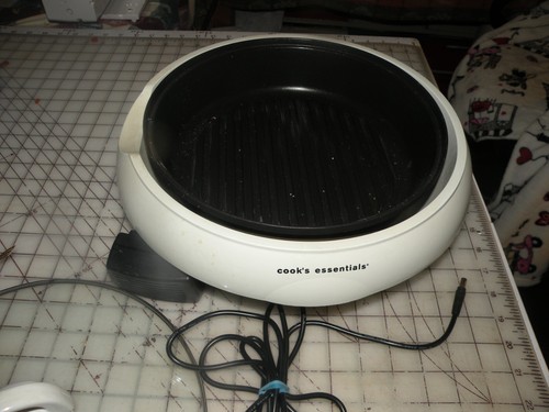 Cook's Essentials Electric Grill Pan Model FR5 Tested Works - Picture 3 of 8