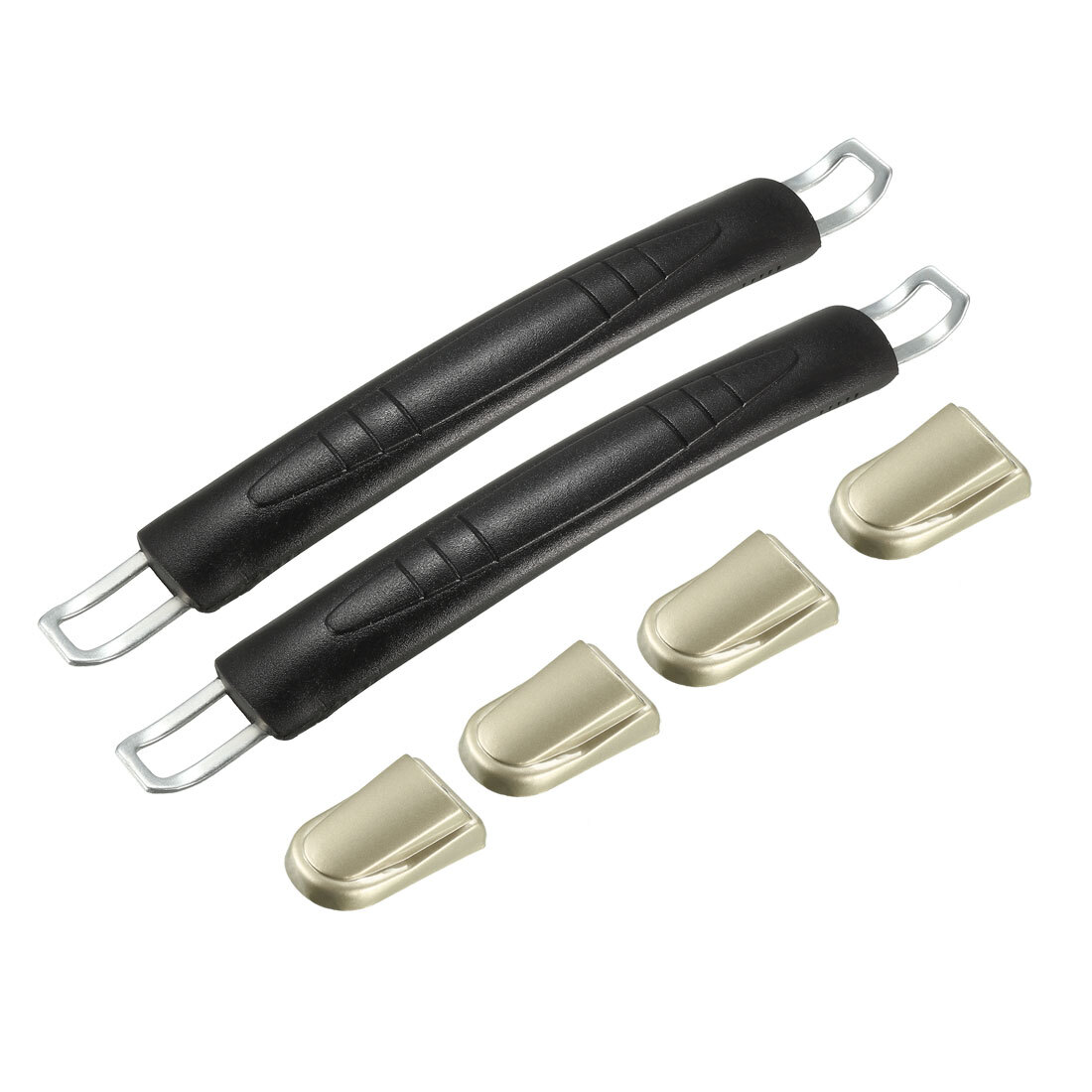 Replacement Black Suitcase Handle Grip Strap 203mm 2Pcs-image