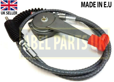 JCB PARTS- CABLE & LEVER ASSEMBLY MADE IN E.U FOR JCB 3CX,4CX(PART NO.910/43500)