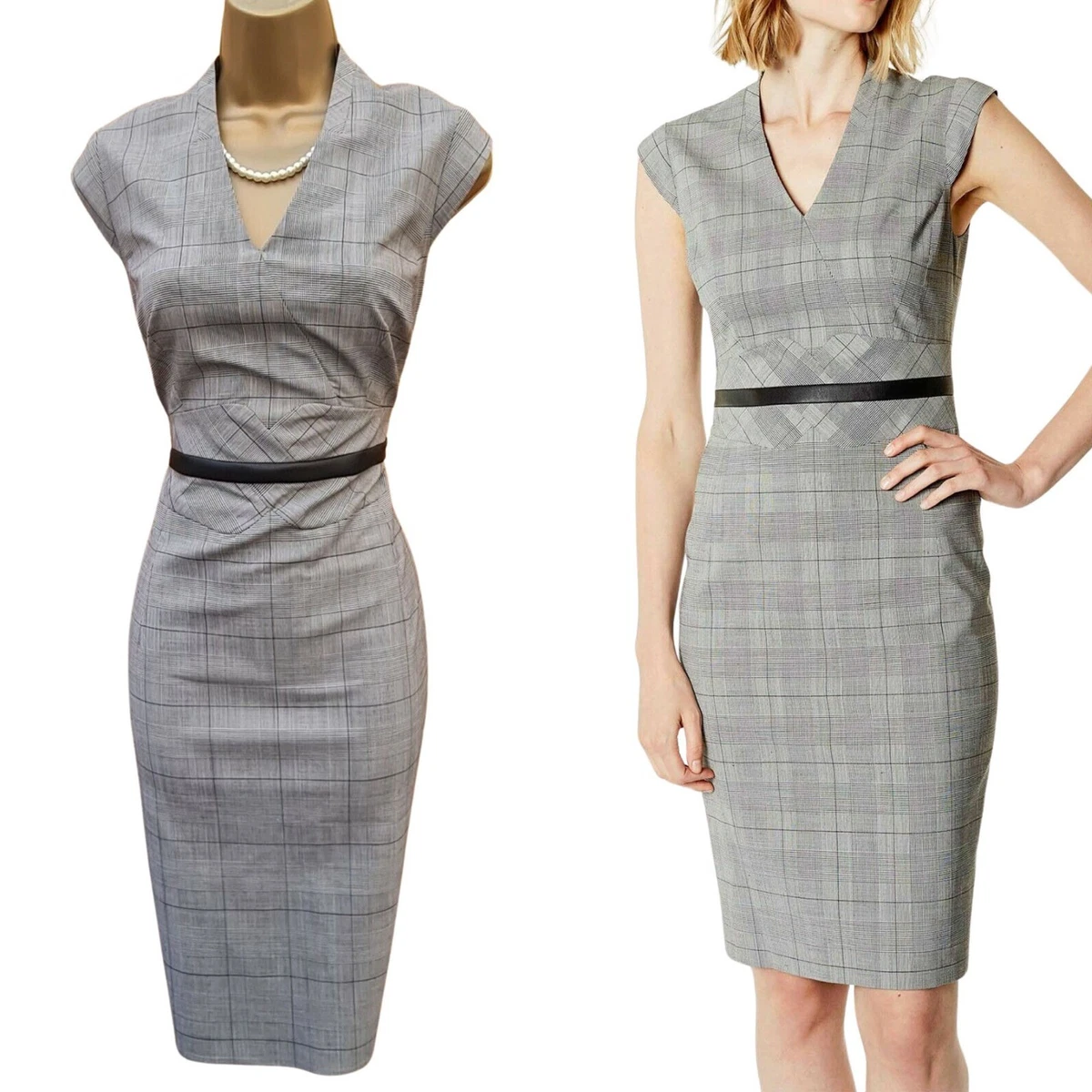 Karen millen cheap grey dress