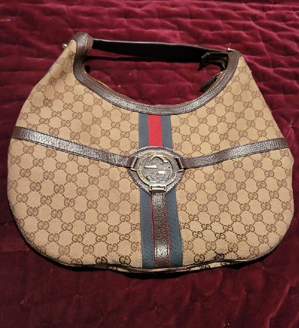 Gucci Perforated Jackie Hobo Small