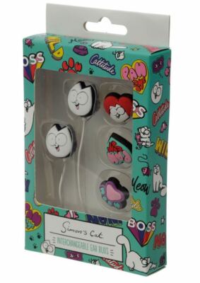 NEUHEIT SIMONS KATZE AUSTAUSCHKOPFHÖRER OHRHÖRER EARBUDS HEADSET NEU