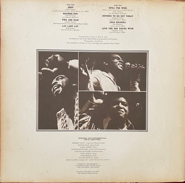 The Isley Brothers - Givin' It Back 1971 LP, Album, TJ T