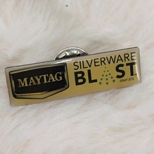 Home Depot Employee Advertising Apron Pin - Maytag Silverware Blast