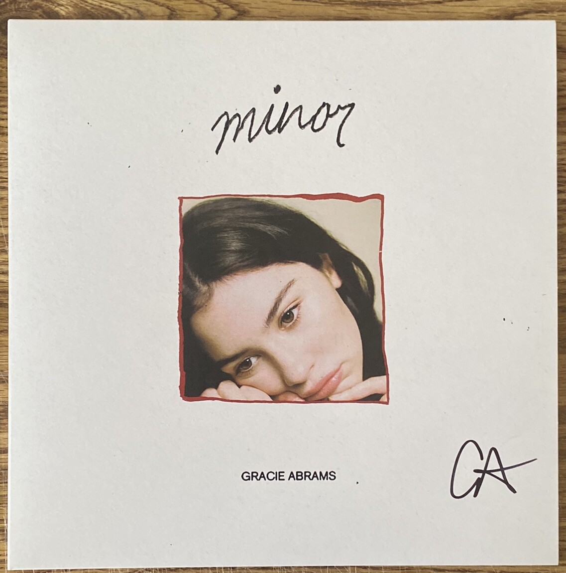 gracie abrams グレイシーエイブラムス 直筆サイン Gracie Abrams Autographed Minor Vinyl Indie Pop Star | eBay