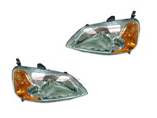 For 2001-2003 Honda Civic Sedan Headlight Driver Passenger Side Lhrh