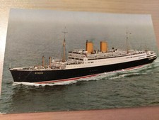 Postkarte Passagierschiff MS Berlin NDL Bremen 250.3.61 S ungel_100