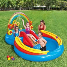 Intex Rainbow Ring Inflatable Play Center w/ ...