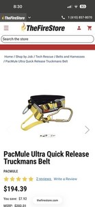 The PAC Mule Climbing Harness Belt